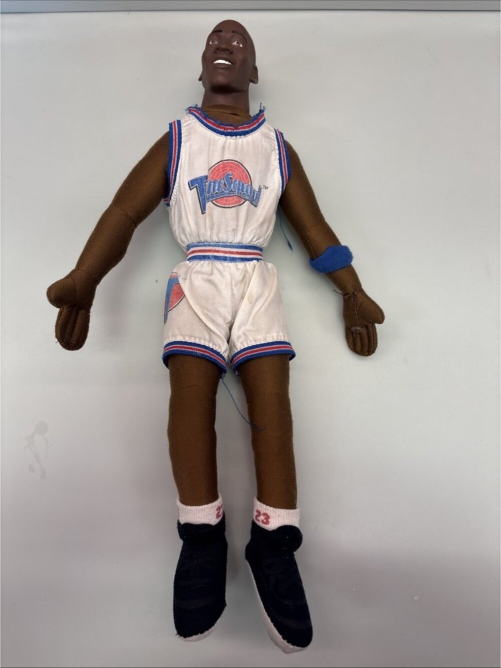Vintage Space Jam Tune Squad Michael Jordan Plush Doll 15” WB 1996 Toy